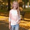 Children's 3/4 Sleeves Printed O-neck Top Everyday Casual T-shirt