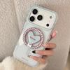 Dungi Albastre și Roșii Sunt Potrivite pentru Carcasa Telefonului Mobil Apple 17promax 15 Coreeană IPhone16 Suport Magnetic Iubire 14 Carcasă Moale