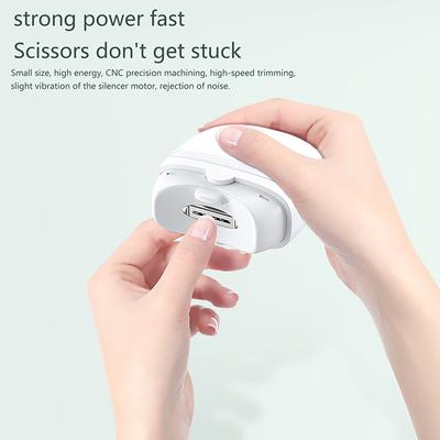 Electric Automatic Nail Clippers For Adults Baby Pedicure Finger Toe Scissors Nail Debris Container Anti-Splash Manicure