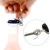 1PC Bottle Opener Keychain, Small Keychain Beer Bottle Opener Can Opener Mini Keychain for Camping and Traveling
