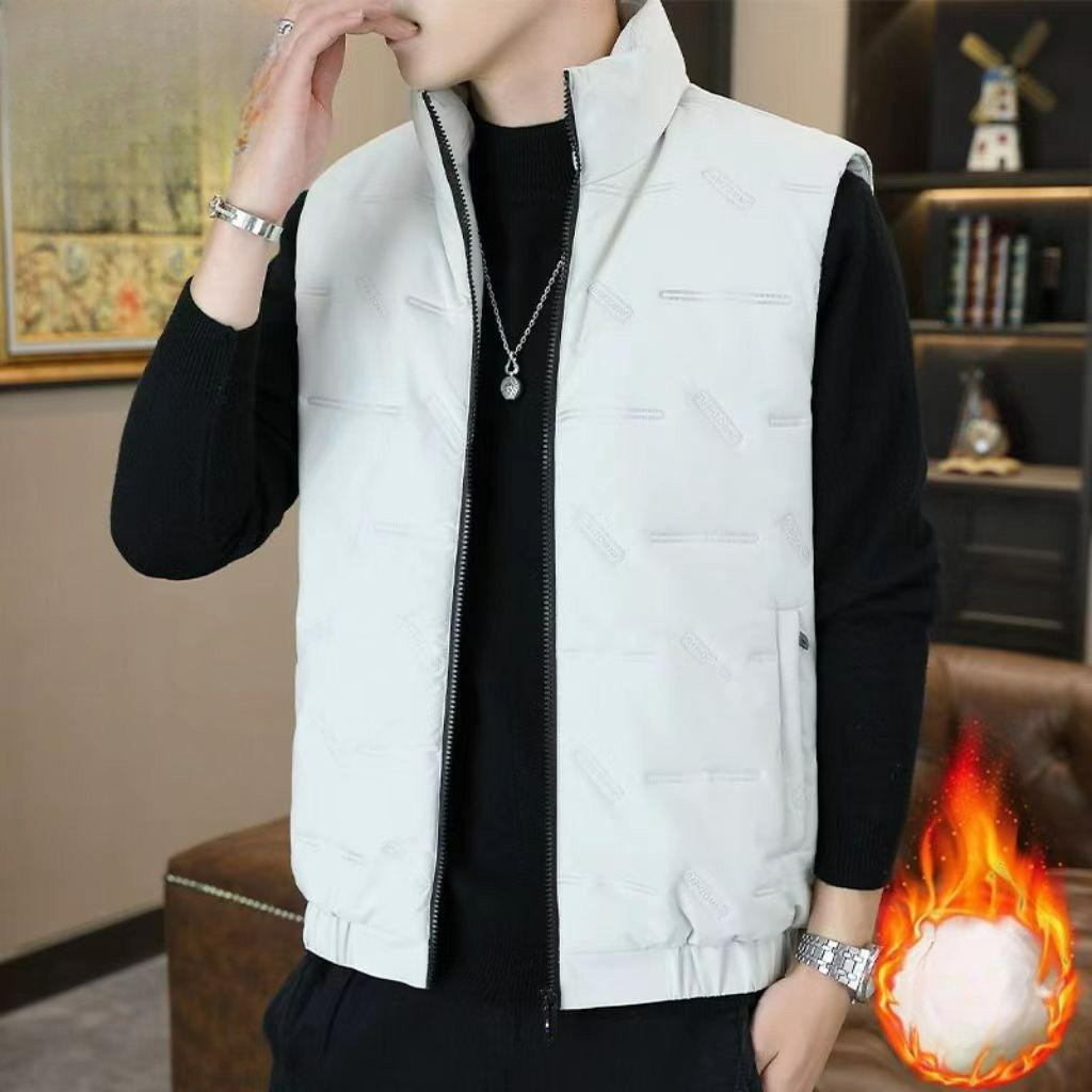 

Зимний мужской жилет плюс бархатный толстый пуховый хлопок теплый мужской жилет большого размера куртка 8XL белый