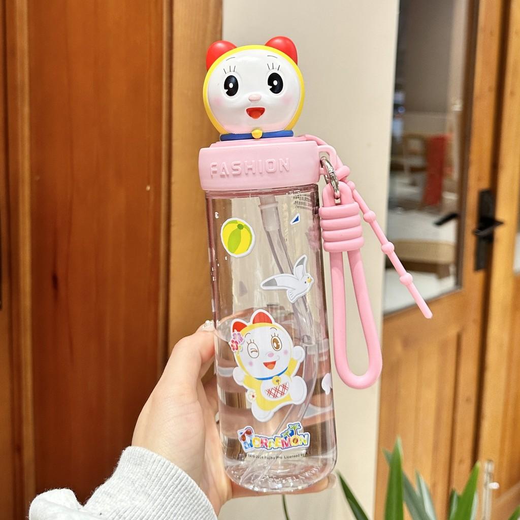 Crayon Shin Chan Creative Cartoon Tritan Water Bottle With Straw For Children