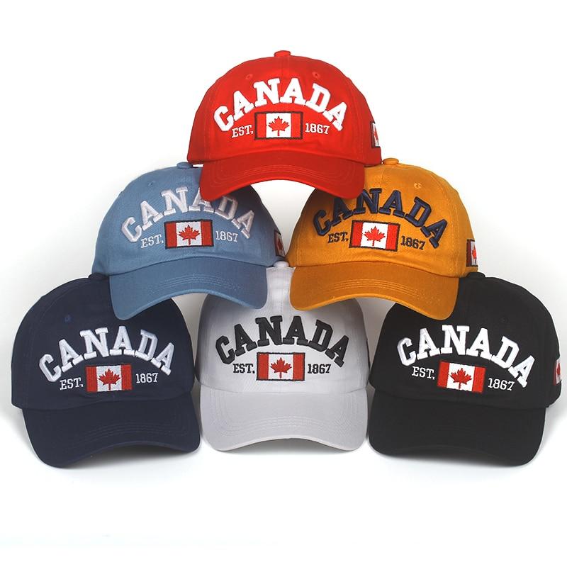 2019 New 100% Cotton Baseball Cap Canada Embroidery dad Hat for Men and Women Caps Hat Gorras 2019 New 100% Cotton Baseball Cap Canada Embroidery dad Hat for Men and Women Caps Hat Gorras