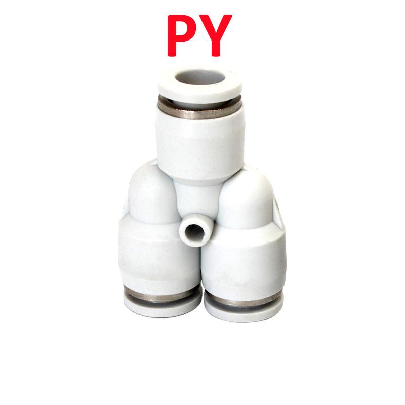 High Quality White Pneumatic Fitting Tube Connector Water Pipe Push In Hose 4/6/8/10/12/14/16mm PU PY PK PE PV SA PZA PLM SA-B