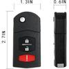 Key Fob Remote Replacement Compatible with 2006-2015 Mazda 5/2011-2015 Mazda 2 3/2007-2013 CX7 CX9 Keyless Entry Remote Car