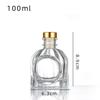 100ml Thickened Glass Aroma Diffuser Bottle for Home Decoration