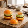 Dust-proof Toothpick Jar Decorative Cotton Swab Storage Box Hamburger Toothpick Holder  Bedroom