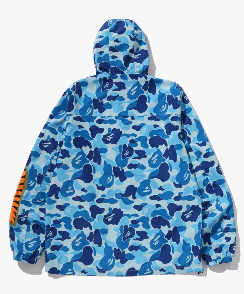 Bape Abc Camo Shark Hooded Jacket (M) Blue