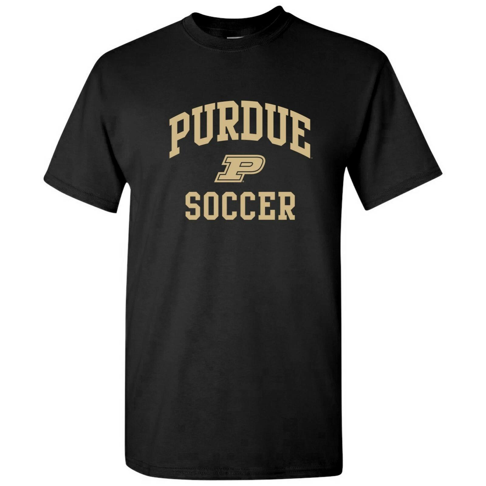 Purdue Boilermakers Arch Logo Soccer T-Shirt - Black XL