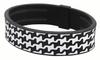 Phiten RAKUWA Bracelet S, Silicone, Houndstooth Pattern, Black/White, 17cm