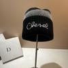 Russia Winter Warm Angora Long Rabbit Hair Knitted Hat Sweet Small Fragrant Soft Waxy Wool Ear Hat