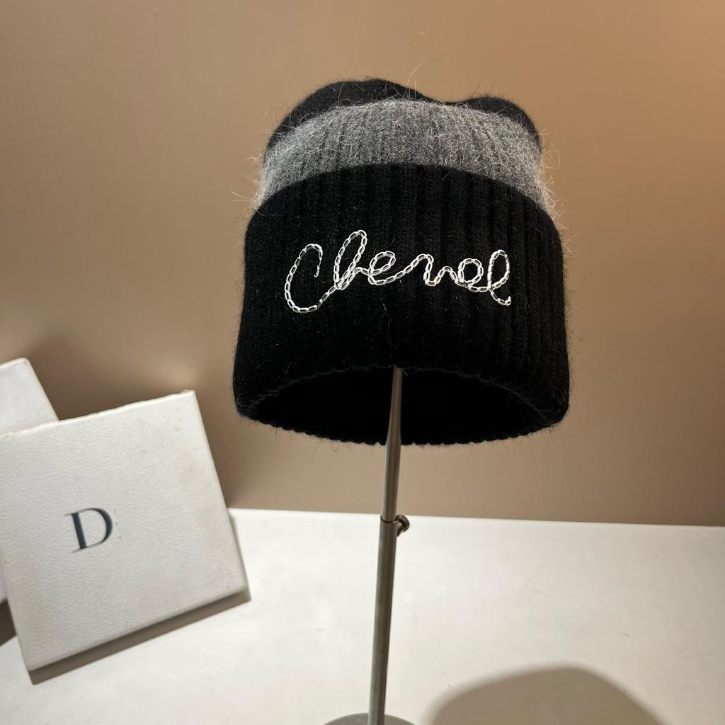 Russia Winter Warm Angora Long Rabbit Hair Knitted Hat Sweet Small Fragrant Soft Waxy Wool Ear Hat