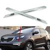 1 par fram vänster höger dimljusram ljuslist trim passar för Kia Sportage 2009 2010 2011 2012 2013 Krom ABS