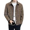 Men's 2026 Autumn/Winter Suede Lapel Jacket - High-End Trendy Plush Coat