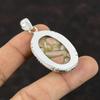 Copper Pink Opal Pendant High Quality Gemstone Jewelry 925 Sterling Silver Pendant Handmade Unique Jewelry Statement Pendant Gift For Women