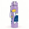 1PC Raincoat Bear And Small Pet 750ml Color Plastic Sports Water Bottle Leakproof Flip Straw Lid Suitable for Sports Office Home Use