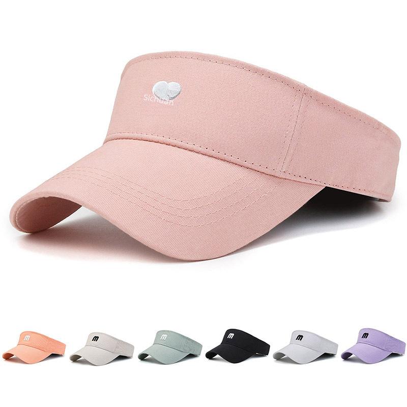 Empty Letter M Top Hat Ladies Summer Outdoor Sports Running Breathable Gift