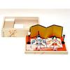 Hina Dolls Compact Round Face Kimekomi Cute Stylish Koichiko Cute Hina Dolls Storage Decoration Mini Size Hina Jinya