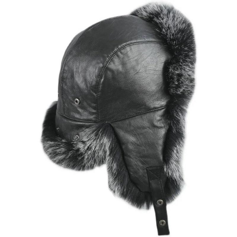 Winter Fox Fur Ear Protection Caps 