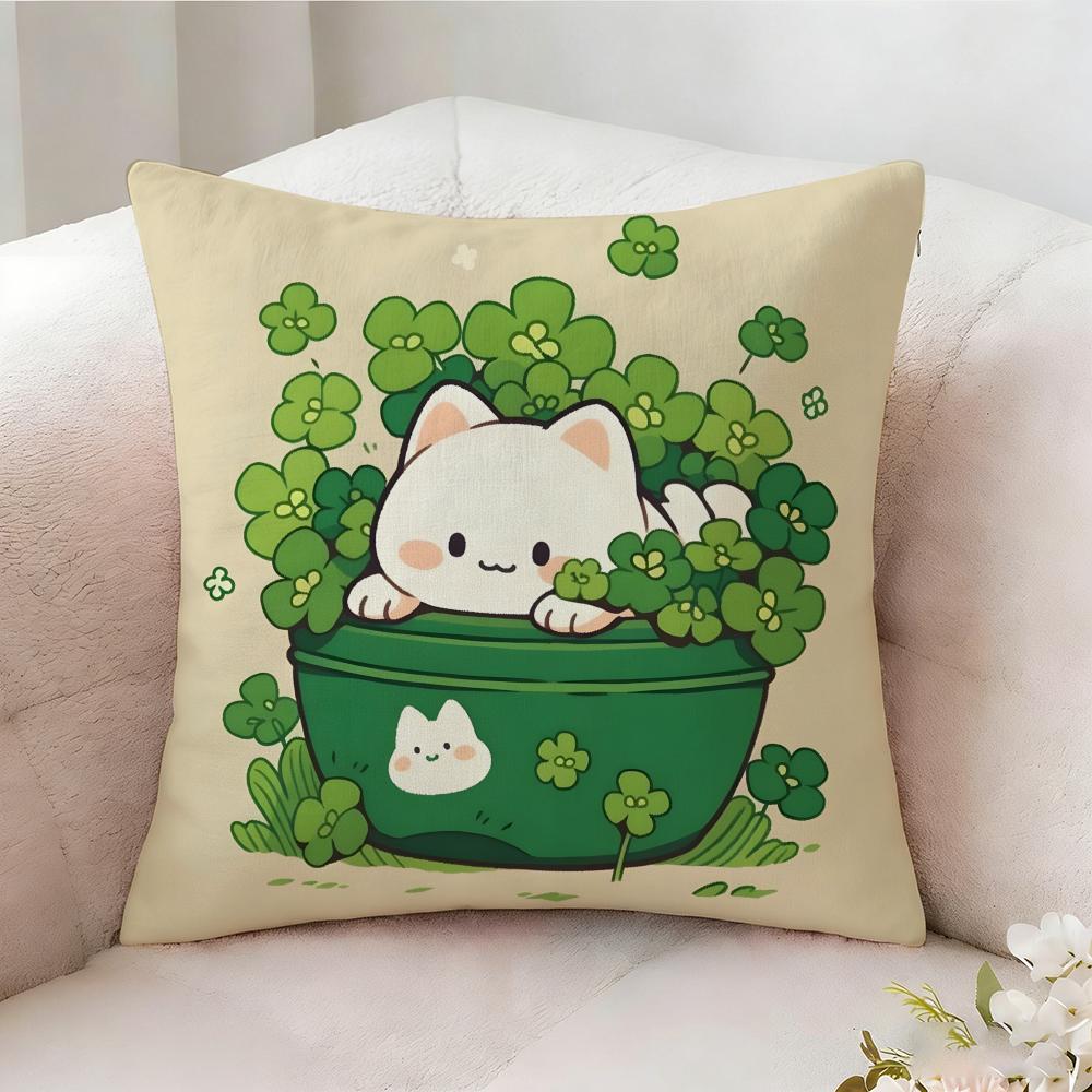 Love Cats Home Decor Pictures Pillow Case Pillowcase Doublesided Printed Sofa Cushion Bedroom Headboard Pillow