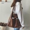 Weiche Leder Retro Bucket Bag - Damen Große Kapazität Vielseitige Umhänge- & Einzel-Schulter-Tragetasche