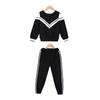Jenters Mote Sportsdrakter Tenårings Treningsdresssett Jenters Off Shoulder Klesett