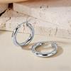Temu Europe Hot-Selling Luxury Hoop Earrings: Non-Fading Women's Studs with High-End Feel.