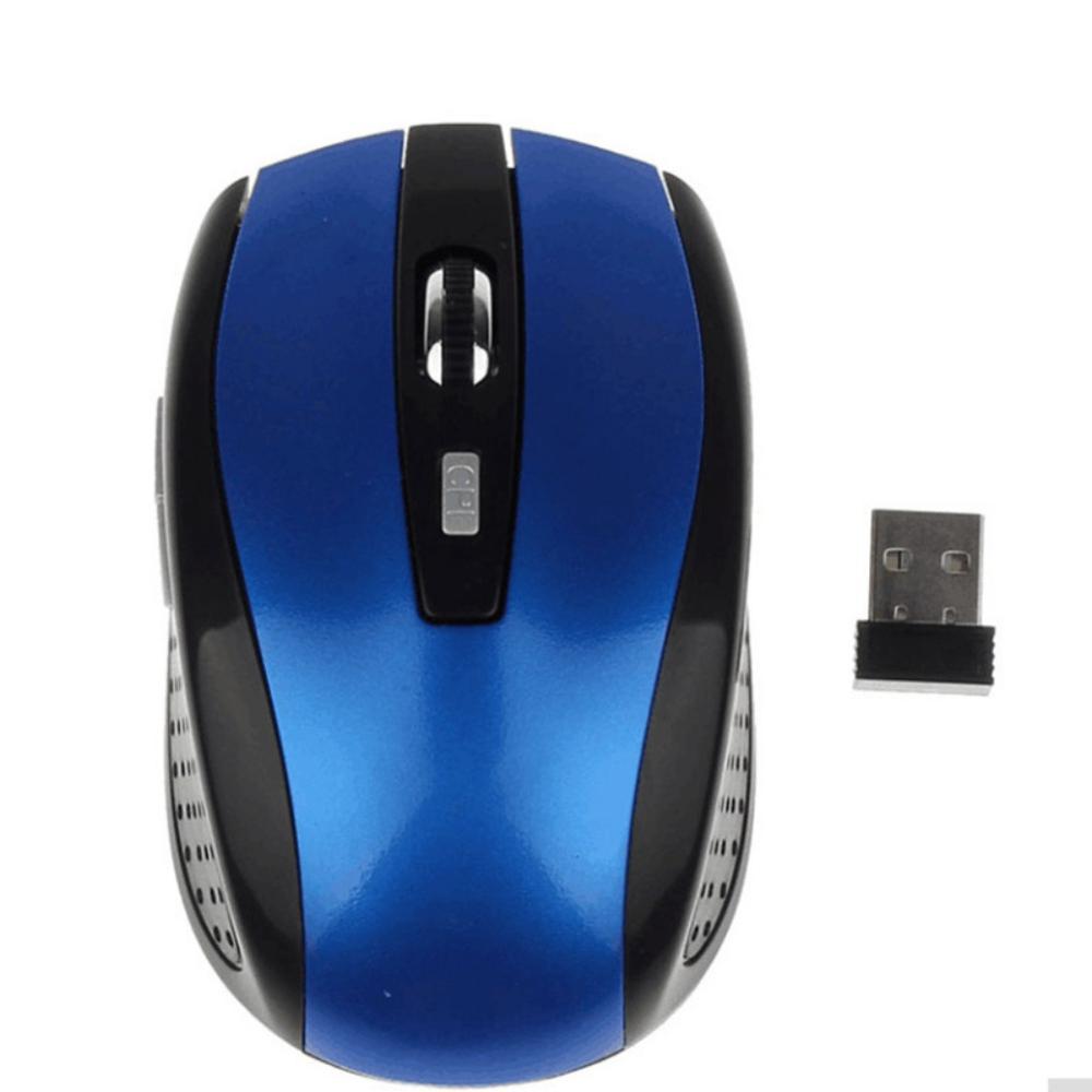 2,4-GHz-Funkmaus Drahtlose kabellose optische Maus mit schnell scrollender USB-Schnittstelle PC Laptop