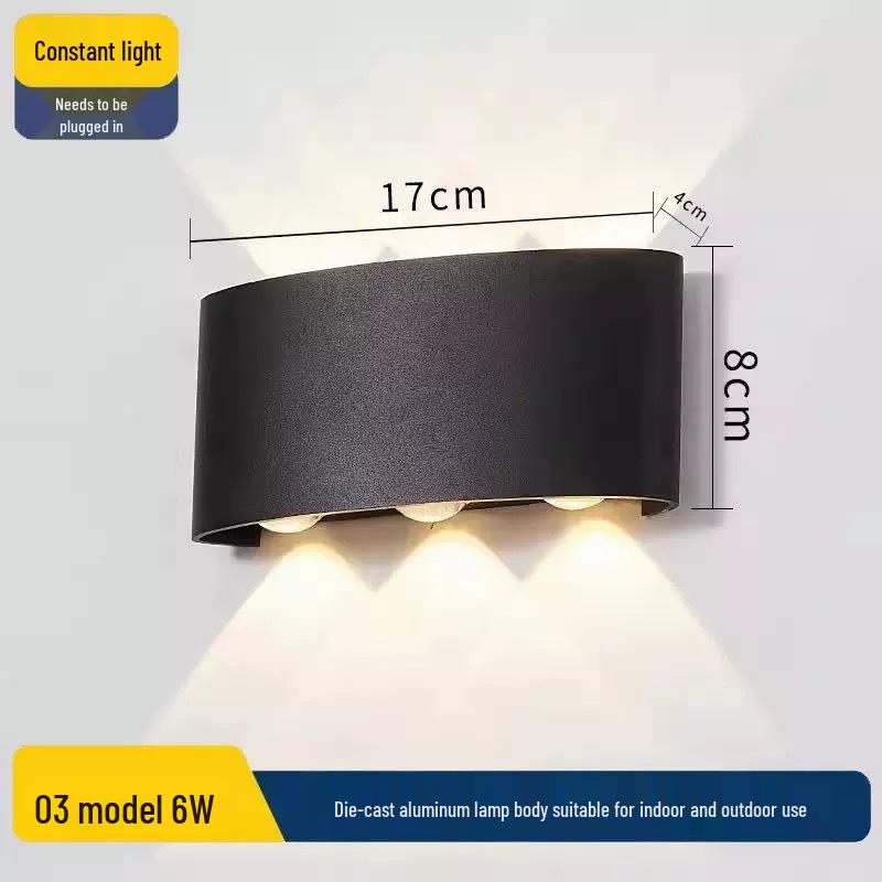 Minimalist Outdoor Wall Light for Courtyard, Corridor, or Bedroom