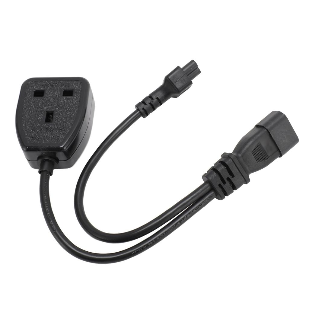 IEC320 C14 Male To C5 and Female Power Cord C14 To C5 and Y Spliter Power Cord Adapter Cable