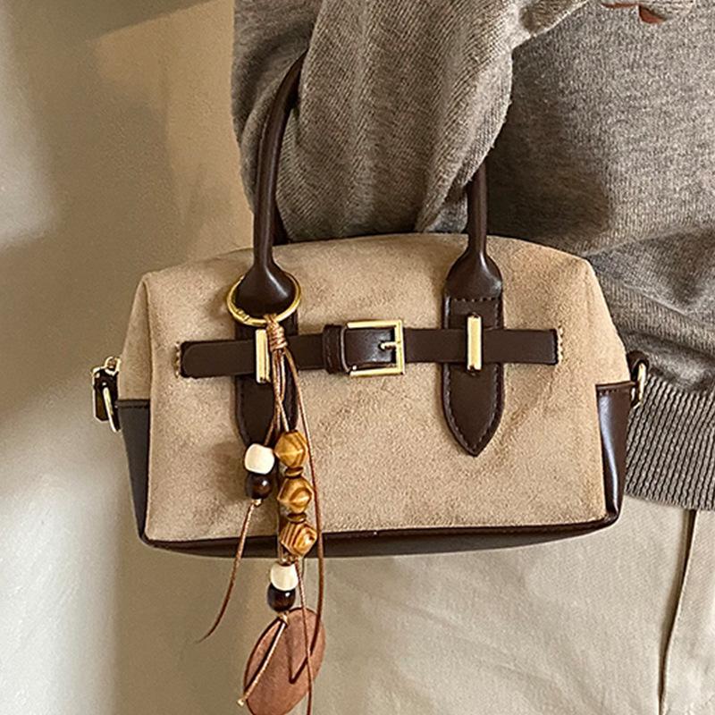 Hand-held Boston Bag, Women's Bag, Small Niche Pillow Bag, Single Shoulder Crossbody Bag