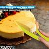 TORTIX 2in1 Tortenheber Kuchenheber Kuchenschneider Tortenschneider Tortenmesser