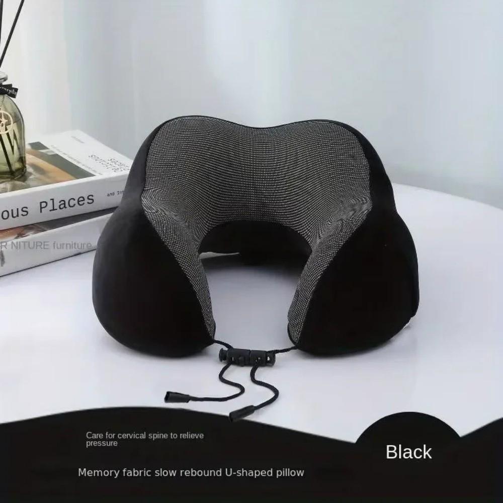 Soft Neck Support Cushion Lightweight Airplane Neckrest Pad Household U Shaped Neck Pillow  Office