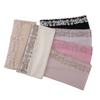 Versatile Elegant Women Hijab Thin Embroidered Edging Embroider Scarf Breathable Chiffon Headscarf Shawl Women Headwear