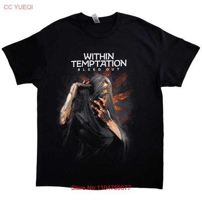 Within Temptation Bleed Out Album Official T Shirt Mens Vintage Washed Unisex Versatile Top For Everyday Wear Stylish Fashion