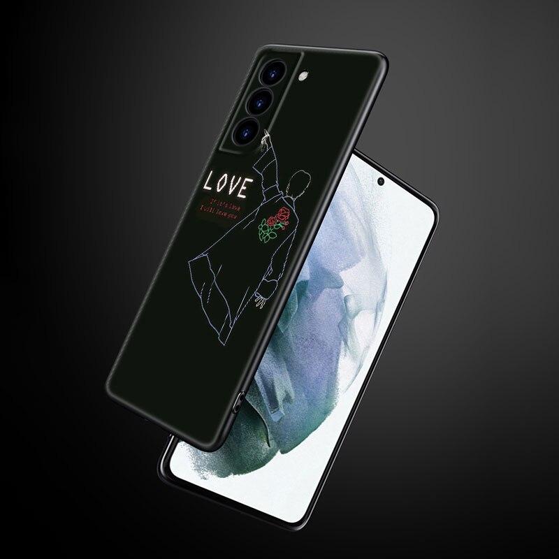 Love Yourself Art Handyhülle für Samsung Galaxy S22 Pro S21 S20 Ultra FE S10 Lite 5G S10E S9 S8 Plus Weiche TPU Schwarze Hülle
