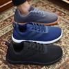 Men’S Sneakers Wide Toe Barefoot Shoes Breathable Stylish Minimalist Flat Shoes Summer Lightweight Non Slip Hook Loop Mesh Shoe