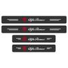 For Alfa Romeo 147 159 Giulietta Giulia Mito Spider Alpha Nheadrest 4Pcs Carbon Fiber Car Door Sill Protection Sticker Anti-scratch Refit