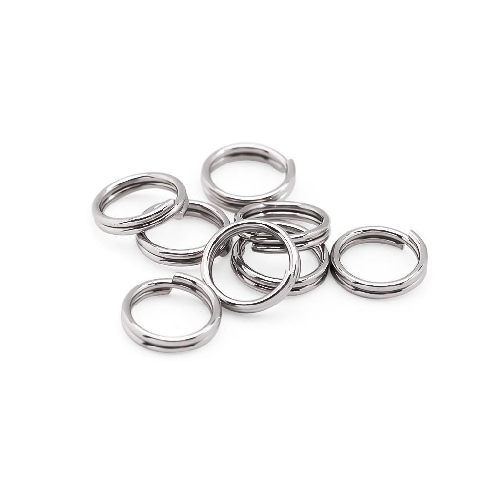 

100pcs Stainless steel Jump Ring double rings Double Loops Split Rings Connectors DIY Jewelry Making Supplies for DIY Wholesale 6mmx0.6mm