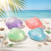 Creative Squeeze Toy Maltose Texture Glitter Shell Squishy Toy Shell Pinching Fun Toy  Office Use