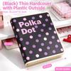 Polka Dot Print A4 Binder PP Notebook Shell High Quality Document Storage Case  School Office