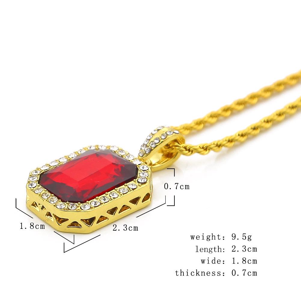 Bling Rhinestone Cross Pendant 