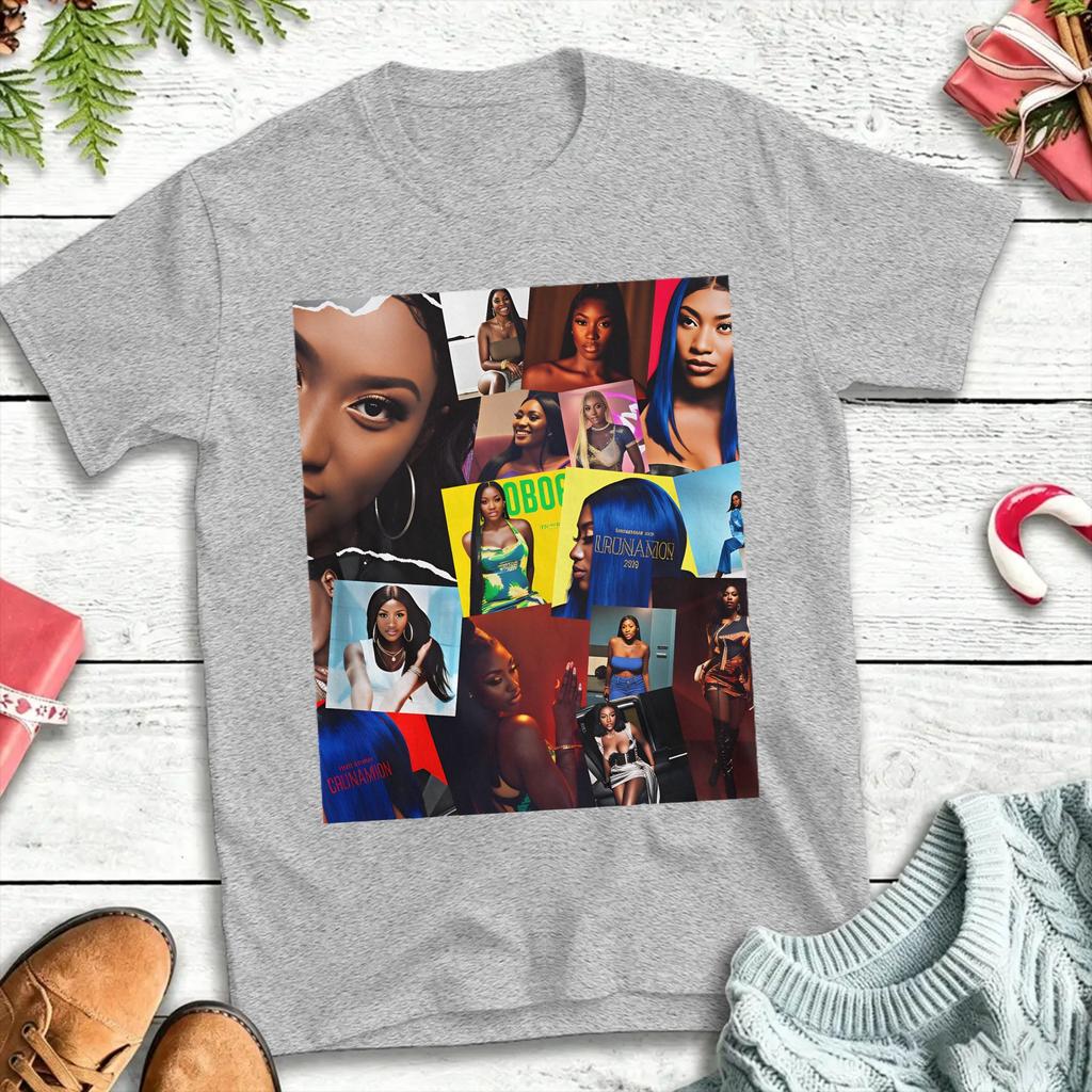 Oversized TShirt Summer Aya Nakamura Popular TShirts 100 Cotton Tshirt for Unisex Y2K Fun Loose Short Sleeve Tops