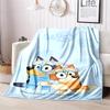 Bluey Blanket Suitable All Seasons Soft Comfortable Sofa Office Home Blanket Holiday Birthday Gift Bluey 128 140