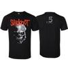 Slipknot Gray Chapter Skull Art Pattern Metal Band Tshirt Casual Trendy Style Cotton Tshirt Suitable For Both Unisex And Unisex