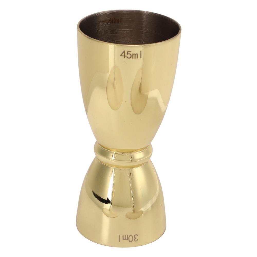 Lightweight Stainless Steel Measuring Cup Anti Rust U Shaped Double Head Jigger Wine Measure Cup Home