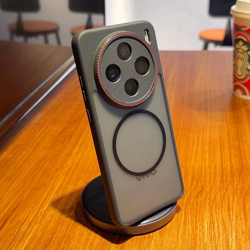 For vivo X200 5G Case Compatible with MagSafe TPU+PC Matte Phone Back Cover