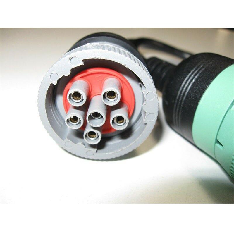 6-poliges J1708- oder 9-poliges J1939- auf 16-poliges OBD2-OBDII-Adapterkabel für schwere Lkw, Autozubehör, Lkw-Kabeladapter