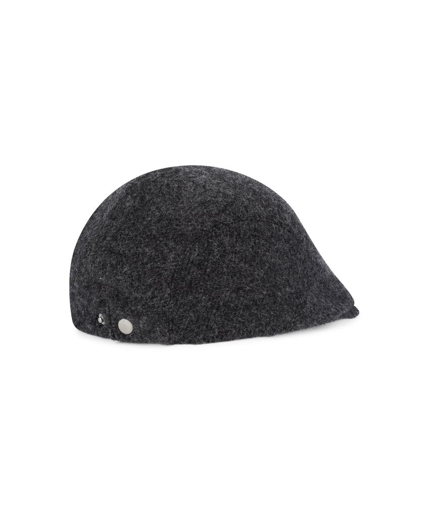 Sseonleobeutueo Wool Flat Cap Charcoal