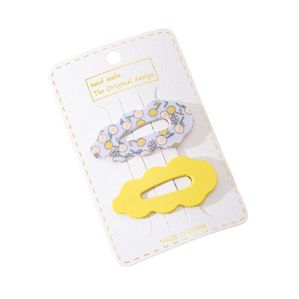 Flower Clouds Hair Clips Candy Color Child Hairgrips Fashion Hair Accessories  for Women Girls